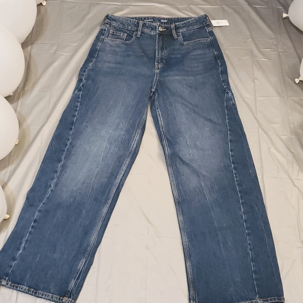 Wide leg jeans